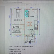 Casa kit 4, obra sem acabamentos - planta stela