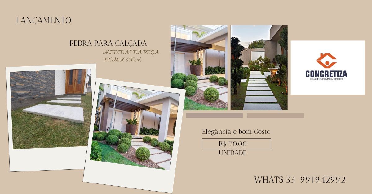 PEDRA PARA CALÇADA/ ELEGÂNCIA E SOFISTICAÇÃO - PEDRA CALÇADA JARDIM