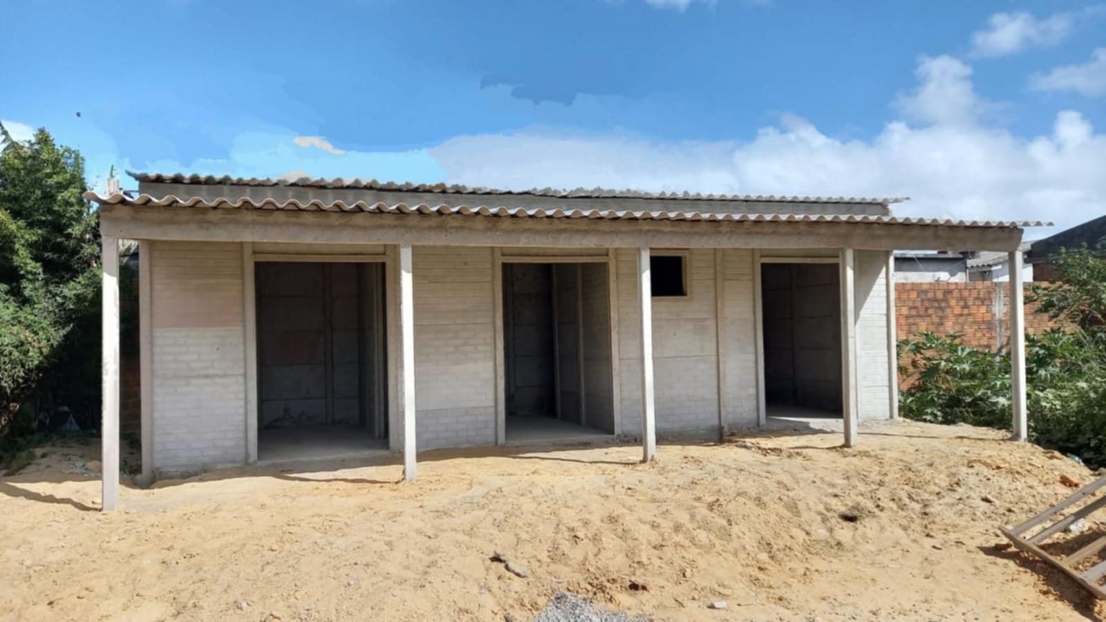Kit 3, obra sem acabamentos - Fachada Whashinto 1