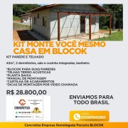 kIT MONTE VOCÊ MESMO PAREDE E TELHADO - 28.000,00