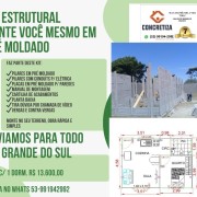 kIT ESTRUTURAL EM PRÉ MOLDADO - Monte vc mesmo verde 1 dorm
