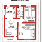 kit Monte Você Mesmo - Planta de 42m²
