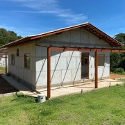 FOTOS REAIS DE OBRA - casa fachada
