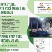 KIT ESTRUTURAL EM PRÉ MOLDADO, 2 DORMITÓRIOS - kit verde 2 dormitórios
